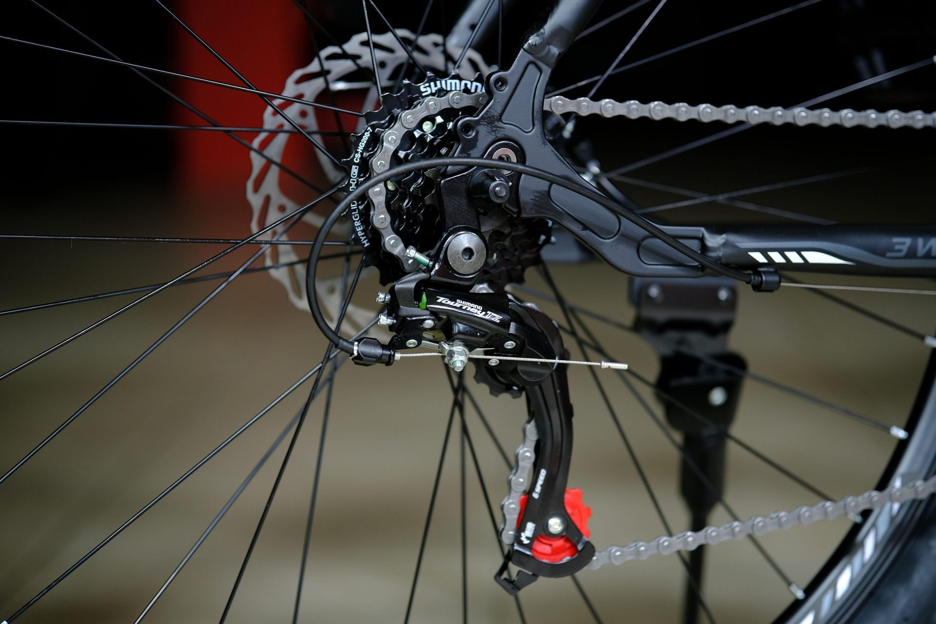 Задний переключатель 
 HOKE 3 Way 29 MD матовый чёрный-белый 21